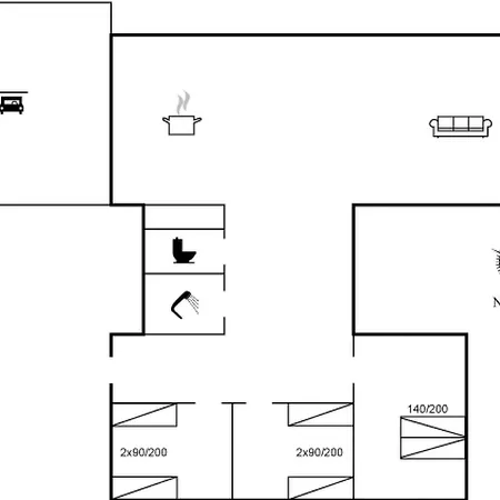 Semesterbostad Brodde - 550m From The Sea By Interhome